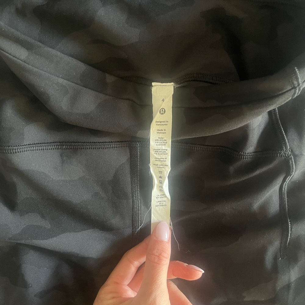 Lululemon running leggings:high rise! Worn once!